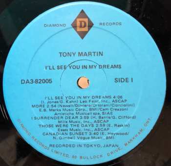 LP Tony Martin: I'll See You In My Dreams
