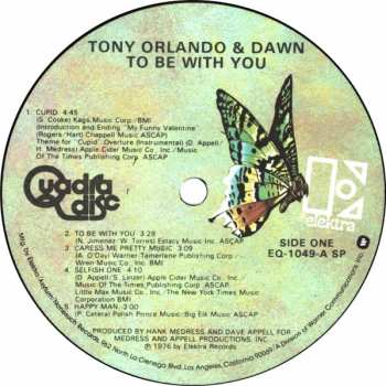 LP Tony Orlando & Dawn: To Be With You