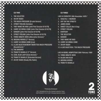 3CD/Set di cofanetti The Selecter: Too Much Pressure DLX