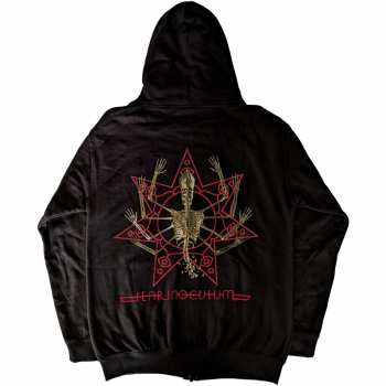 Merce Tool: Tool Unisex Zipped Hoodie: Skeleton Tour 2022 (back Print) (small) (ex-tour) S