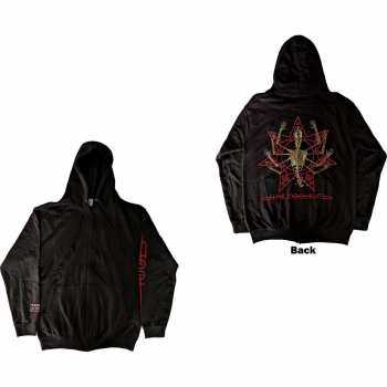 Merce Tool: Tool Unisex Zipped Hoodie: Skeleton Tour 2022 (back Print) (small) (ex-tour) S