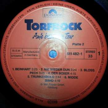 2LP Torfrock: Aufe Beinharte Tour
