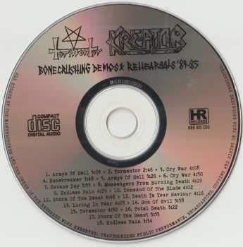 CD Kreator: Bonecrushing Demos & Rehearsals '84-85