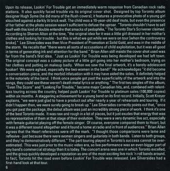 CD Toronto: Lookin' For Trouble