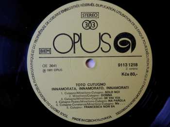 LP Toto Cutugno: Innamorata, Innamorato, Innamorati