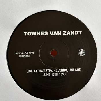 LP Townes Van Zandt: Live At Tavastia, Helsinki, Finland, June 18th 1993 LTD