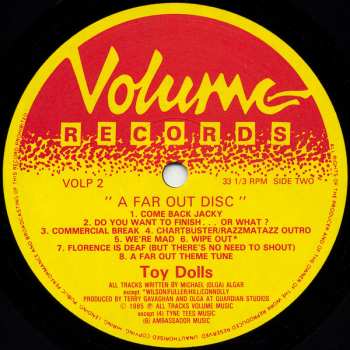 LP Toy Dolls: A Far Out Disc