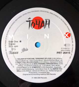 LP Toyah: Minx
