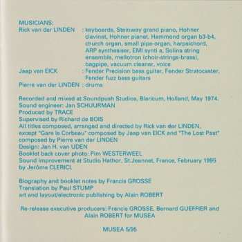 CD Rick van der Linden: Trace
