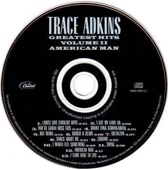 CD Trace Adkins: American Man, Greatest Hits Volume II