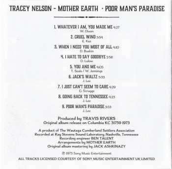 CD Tracy Nelson: Poor Man's Paradise