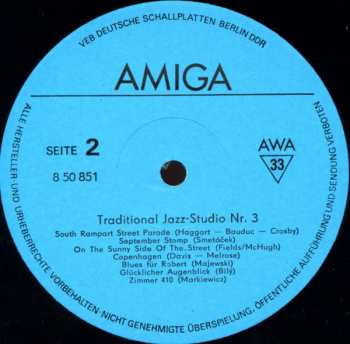 LP Various: Traditional Jazz-Studio Nr. 3