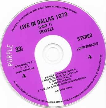 6CD/Set di cofanetti Trapeze: Don't Stop The Music Complete Recordings Vol 1 1970 - 1992