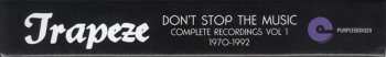 6CD/Set di cofanetti Trapeze: Don't Stop The Music Complete Recordings Vol 1 1970 - 1992