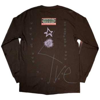 Merce Travis Scott: Travis Scott Unisex Long Sleeve T-shirt: Summer Run 2023 London (back Print & Ex-tour) (small) S