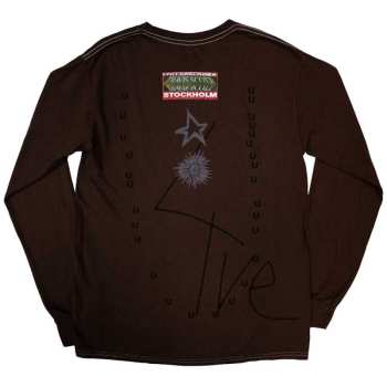 Merce Travis Scott: Travis Scott Unisex Long Sleeve T-shirt: Summer Run 2023 Stockholm (back Print & Ex-tour) (small) S