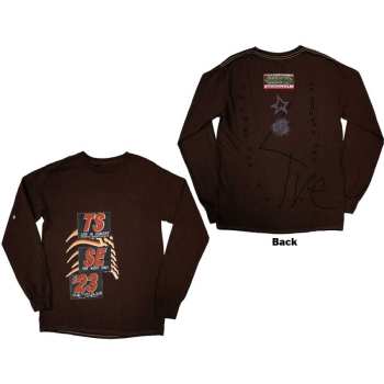 Merce Travis Scott: Travis Scott Unisex Long Sleeve T-shirt: Summer Run 2023 Stockholm (back Print & Ex-tour) (small) S