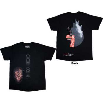 Merce Travis Scott: Travis Scott Unisex T-shirt: Summer Run 2023 Dublin (back Print & Ex-tour) (small) S