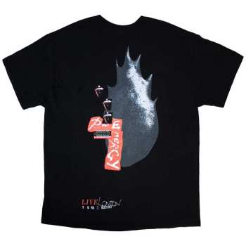 Merce Travis Scott: Travis Scott Unisex T-shirt: Summer Run 2023 London (black) (back Print & Ex-tour) (small) S
