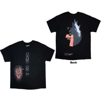 Merce Travis Scott: Travis Scott Unisex T-shirt: Summer Run 2023 London (black) (back Print & Ex-tour) (small) S