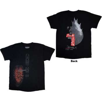 Merce Travis Scott: Travis Scott Unisex T-shirt: Summer Run 2023 Stockholm (back Print & Ex-tour) (medium) M