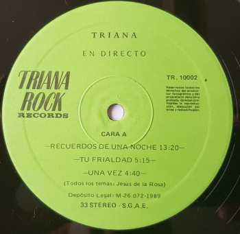 2LP Triana: En Directo