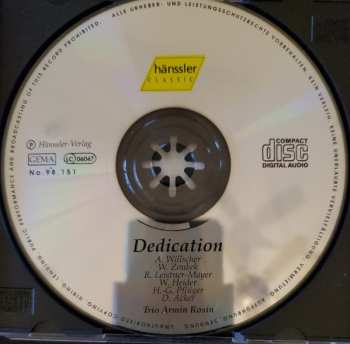 CD Andreas Willscher: Dedication