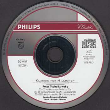 CD Pyotr Ilyich Tchaikovsky: Nussknacker-Suite, Schwanensee, Dornröschen
