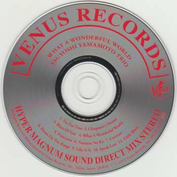 CD Tsuyoshi Yamamoto Trio: What A Wonderful World DIGI