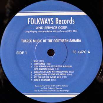 LP Tuareg: Tuareg Music Of The Southern Sahara