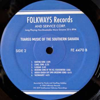 LP Tuareg: Tuareg Music Of The Southern Sahara