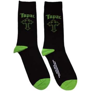 Merch Tupac: Calzini alla caviglia Green Cross