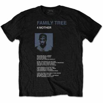 Merch Tupac: Maglietta Family Tree 