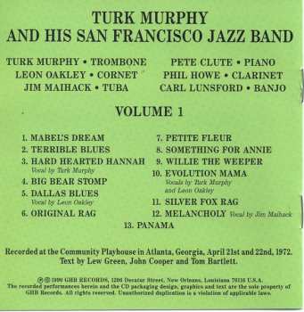 CD Turk Murphy's Jazz Band: In Concert - Vol. 1