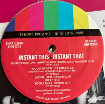 2LP Various: Twinart Presents: Instant This / Instant That CLR