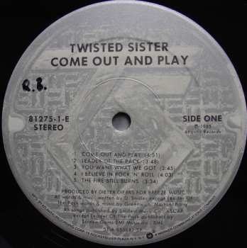 LP Twisted Sister: Come Out And Play