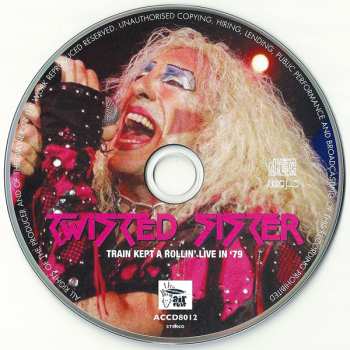 CD Twisted Sister: Train Kept A Rollin' Live In '79