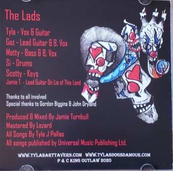 CD Tyla's Dogs D'Amour: Straight Up 2020