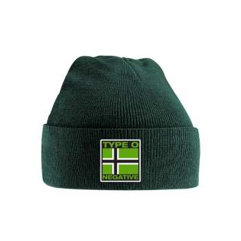 Merch Type O Negative: Berretto Ton Flag (green)