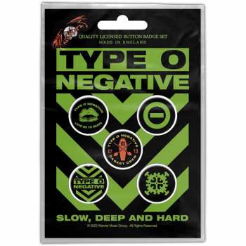 Merch Type O Negative: Set Spillette Slow, Deep & Hard