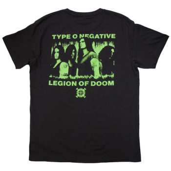 Merce Type O Negative: Type O Negative Unisex T-shirt: Legion Of Doom (back Print) (small) S