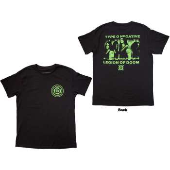 Merce Type O Negative: Type O Negative Unisex T-shirt: Legion Of Doom (back Print) (small) S