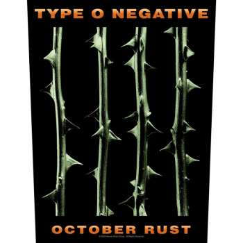 Merch Type O Negative: Applicazione sulla schiena October Rust