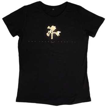 Merch U2: Donne Babydoll Maglietta Gold Tree Flock