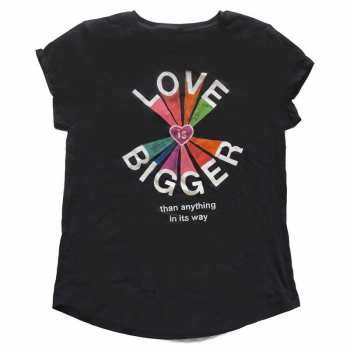 Merce U2: Dámské Babydoll Tričko Love Is Bigger L