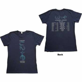 Merce U2: Dámské Tričko I+e 2018 Tour Dates S