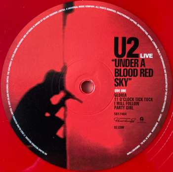 LP U2: Under A Blood Red Sky CLR | LTD