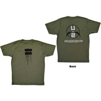 Merce U2: U2 Unisex T-shirt: 360 Degree Tour 2009 Drip (back Print & Ex-tour) (medium) M