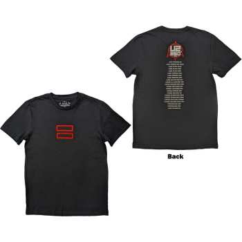 Merce U2: U2 Unisex T-shirt: 360 Degree Tour 2010 Equals (back Print & Ex-tour) (medium) M