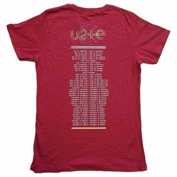 Merce U2: Tričko I+e 2015 Tour Dates S